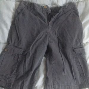 Lucky Brand Gray Cargo Shorts.  Boys size 18